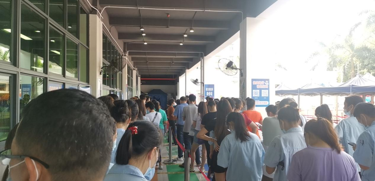 深圳沃飛全體員工接種疫苗